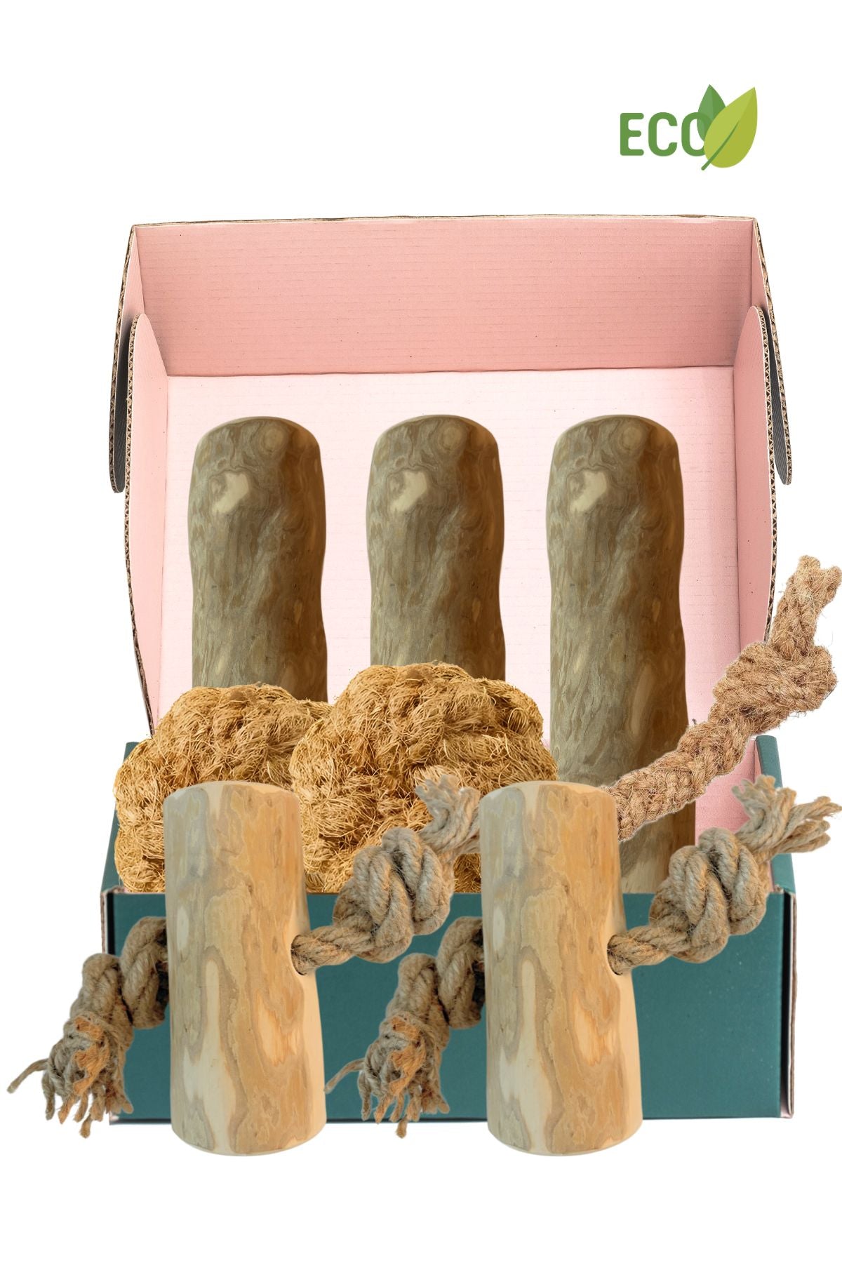 Deluxe hondenpakketten - Natuurlijk kauwen en spelen