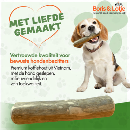 Kauwstaaf Koffiehout XXS - Per stuk