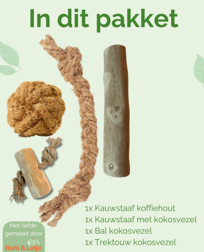 Basispakket M - Natuurlijk kauwen en spelen