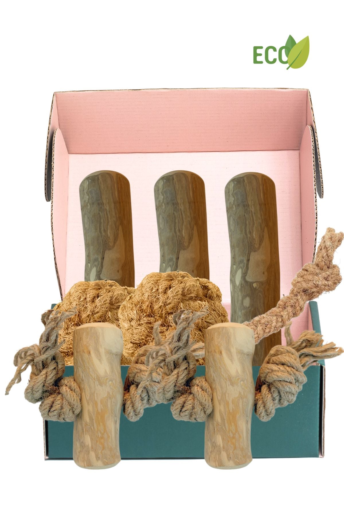 Deluxe hondenpakket L - Natuurlijk kauwen en spelen