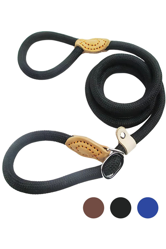 Dog Leash Training Line Black 180 cm - Per Piece