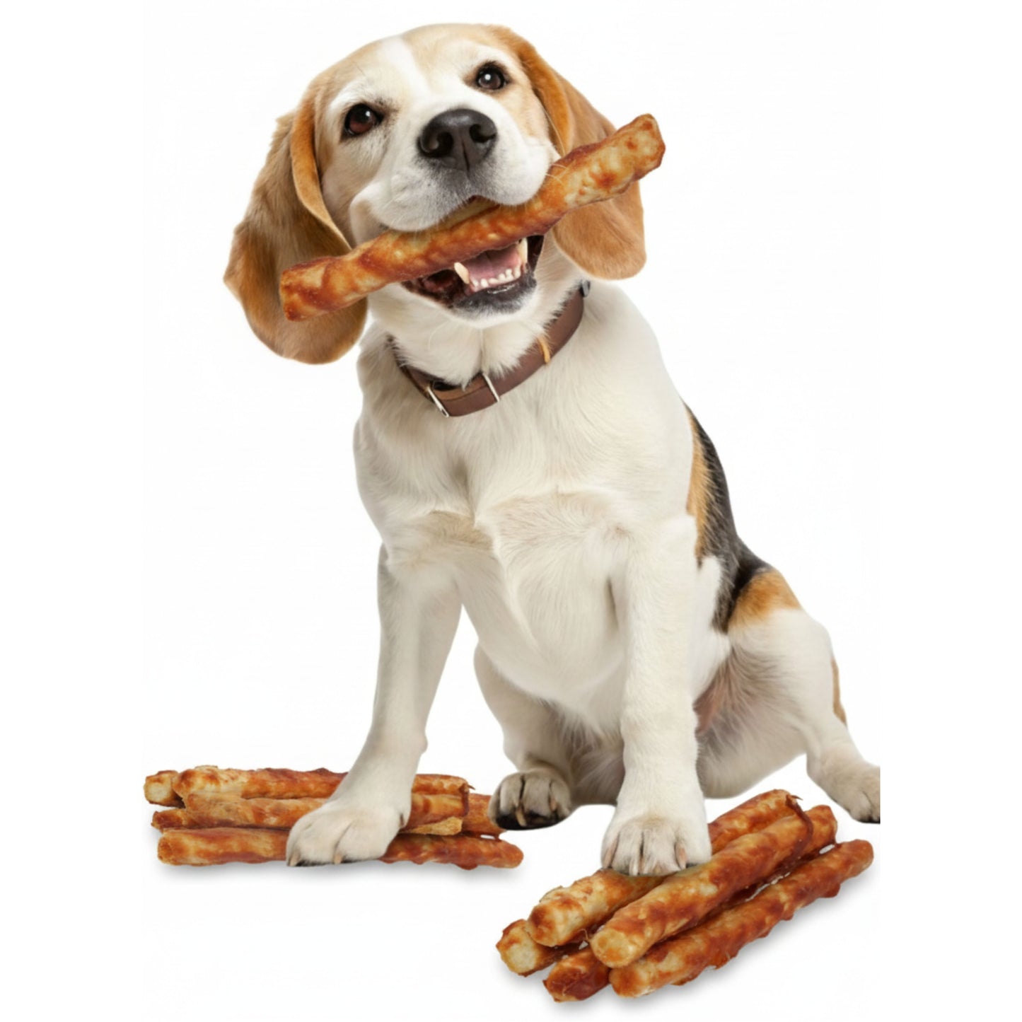 Kauwsticks met Zalm L - Per stuk