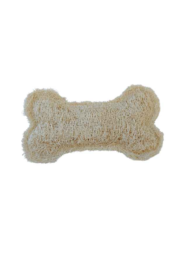 Natuurlijke luffa kauwspeelgoed voor honden - Gemaakt van 100% Luffa