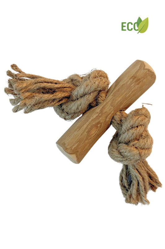 Chewing stick Coffee wood with coconut fiber XS - Per piece