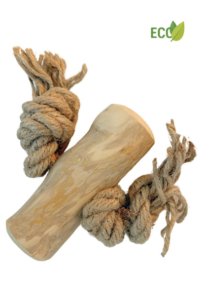 Chewing stick Coffee wood with coconut fiber L - Per piece