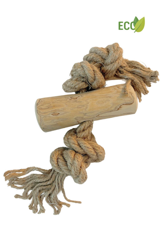 Chewing stick Coffee wood with coconut fiber M - Per piece