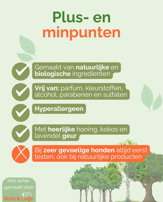 Biologische hondenshampoo - Kokos Lavendel - Per 300 ml