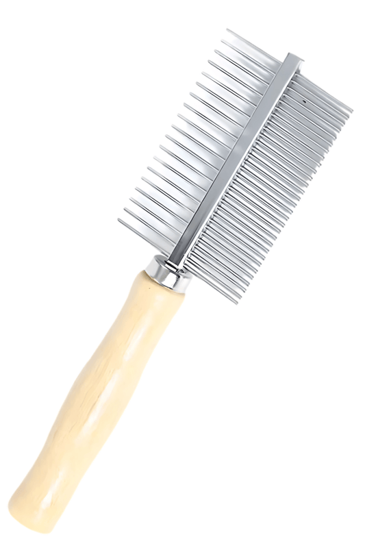 Dog Comb Wood - Per Piece