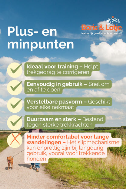 Hondenriem Trainingslijn zwart 180 cm - Per stuk